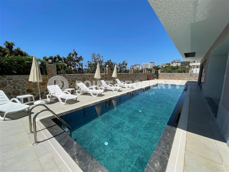 Современная квартира в центре Аланьи, 47 м², 500 м от моря-id-8438-фото-9