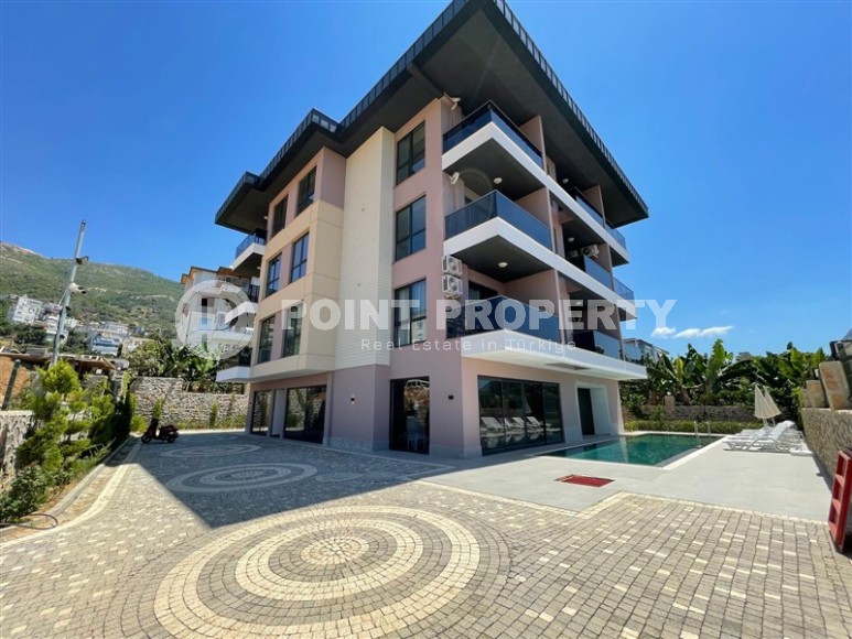 Современная квартира в центре Аланьи, 47 м², 500 м от моря-id-8438-фото-11