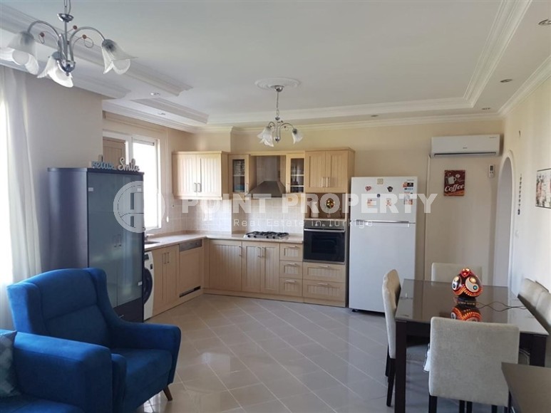 Квартира с красивым видом на горы и крепость Алании-id-8444-фото-3