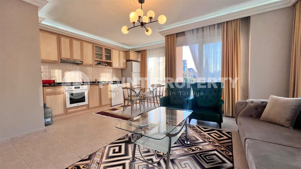 Квартира 2+1 в центральной части Алании с открытым видам на город и горы-id-8456-photo-3