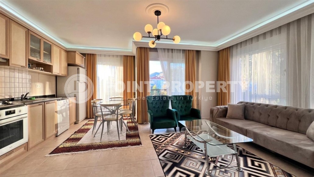 Квартира 2+1 в центральной части Алании с открытым видам на город и горы-id-8456-photo-4