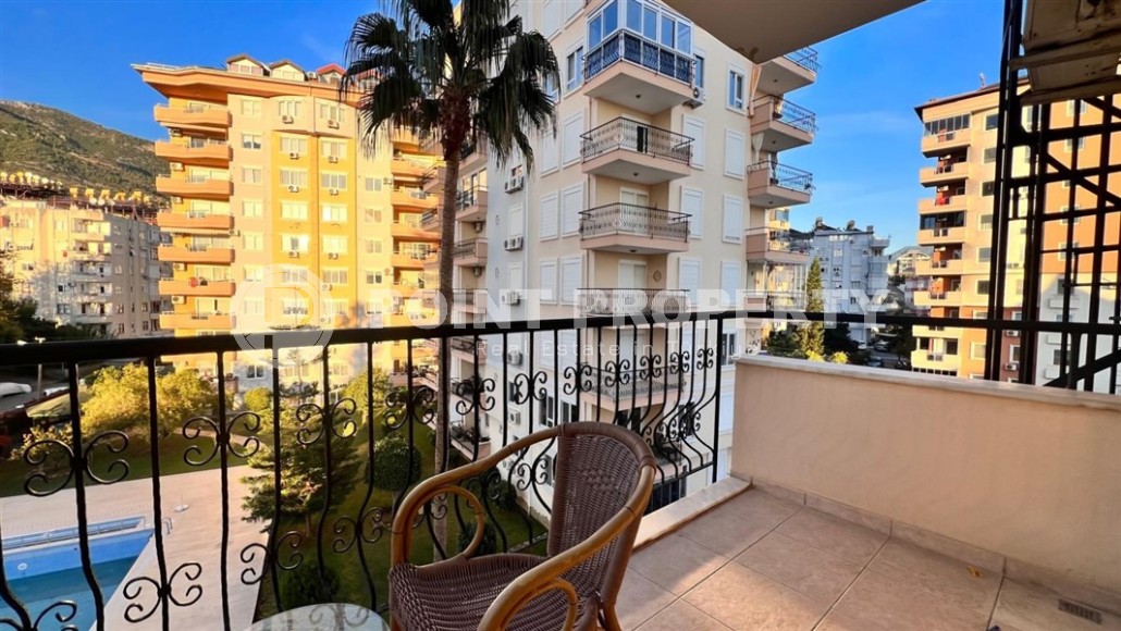 Квартира 2+1 в центральной части Алании с открытым видам на город и горы-id-8456-photo-13