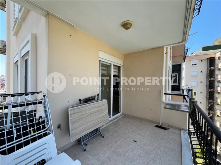 Квартира 1+1 в центре Алании с открытым видам на горы-id-8472-фото-10