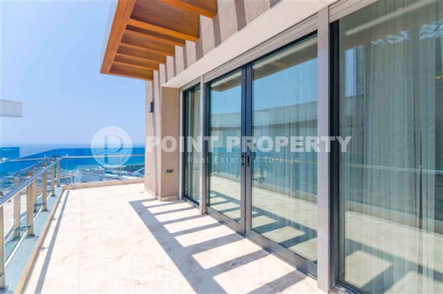 Элитная недвижимость в Алании: шикарная трехэтажная вилла 5+1, 520м², в уникальной резиденции в Конаклы.-id-1663-фото-76