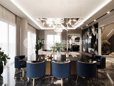 Роскошные виллы в центре Аланьи: новый проект в районе Тепе-id-8473-фото-5