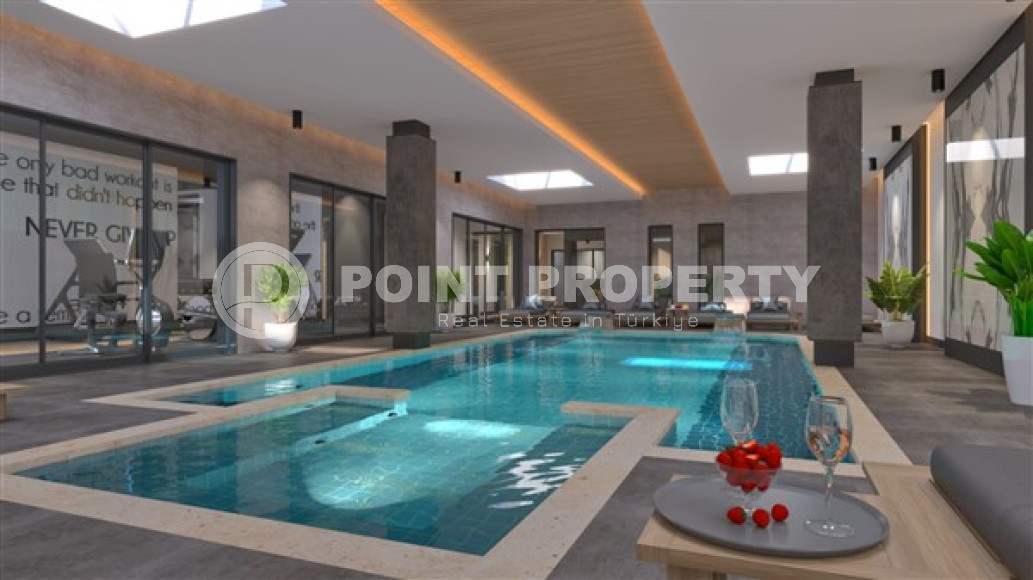 Квартира 1+1, 63м², в комплексе с обширной инфраструктурой на окончательном этапе строительства, в Каргыджаке, Алания-id-1664-фото-3