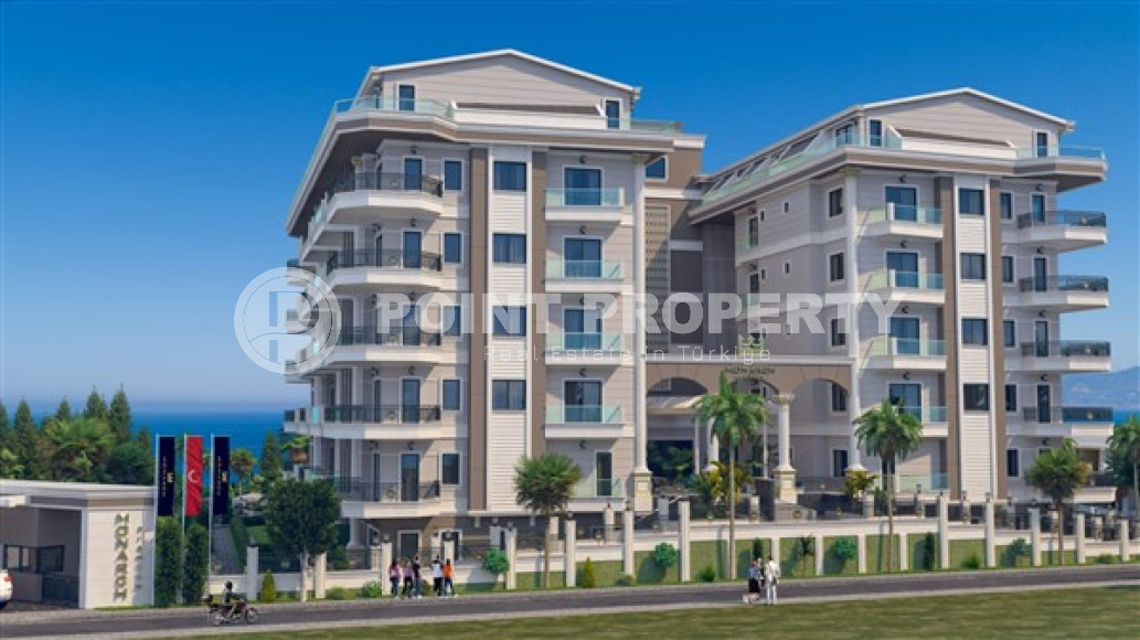 Квартира 1+1, 63м², в комплексе с обширной инфраструктурой на окончательном этапе строительства, в Каргыджаке, Алания-id-1664-фото-6