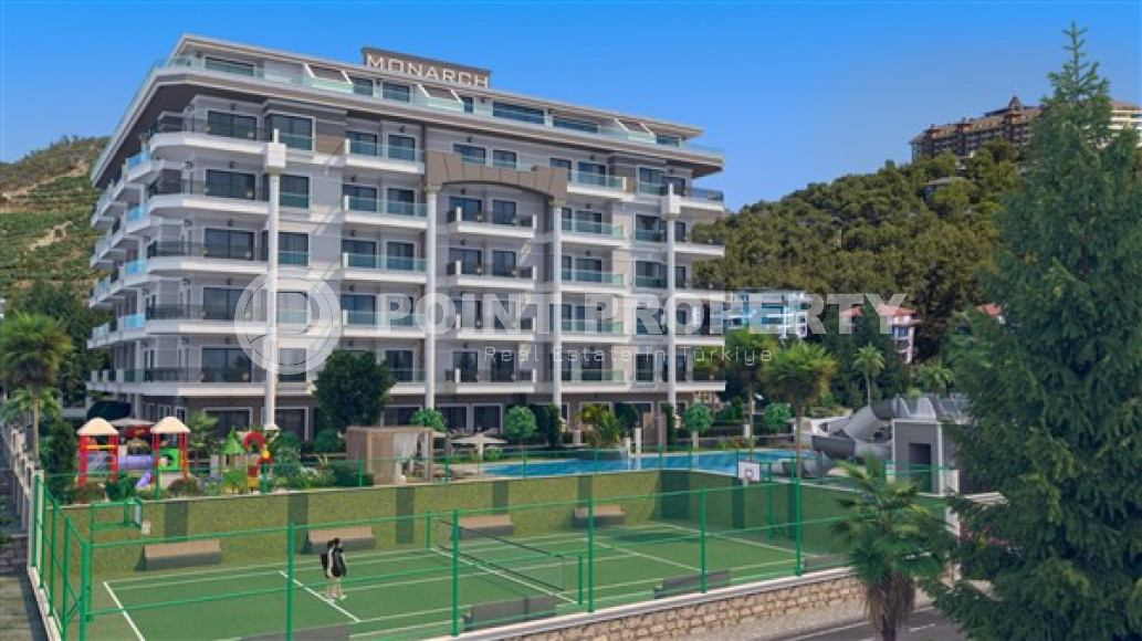 Квартира 1+1, 63м², в комплексе с обширной инфраструктурой на окончательном этапе строительства, в Каргыджаке, Алания-id-1664-фото-9