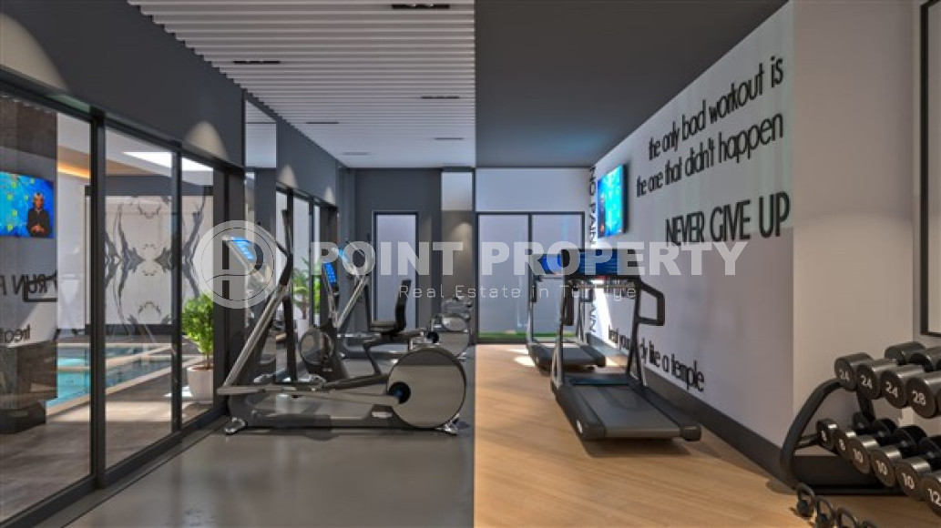 Квартира 1+1, 63м², в комплексе с обширной инфраструктурой на окончательном этапе строительства, в Каргыджаке, Алания-id-1664-фото-10