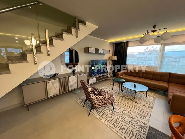 Роскошный дуплекс 210 м², с видом на море на первой береговой линии в Кестеле-id-8489-фото-2