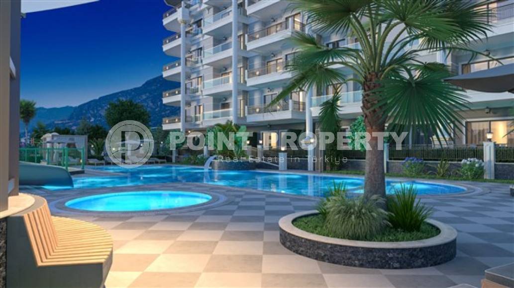 Квартира 1+1, 63м², в комплексе с обширной инфраструктурой на окончательном этапе строительства, в Каргыджаке, Алания-id-1664-фото-11