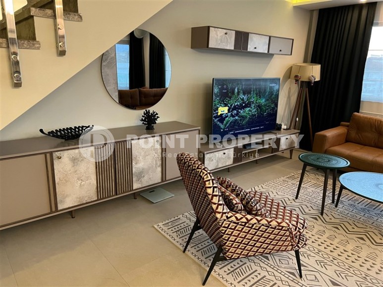 Роскошный дуплекс 210 м², с видом на море на первой береговой линии в Кестеле-id-8489-фото-6