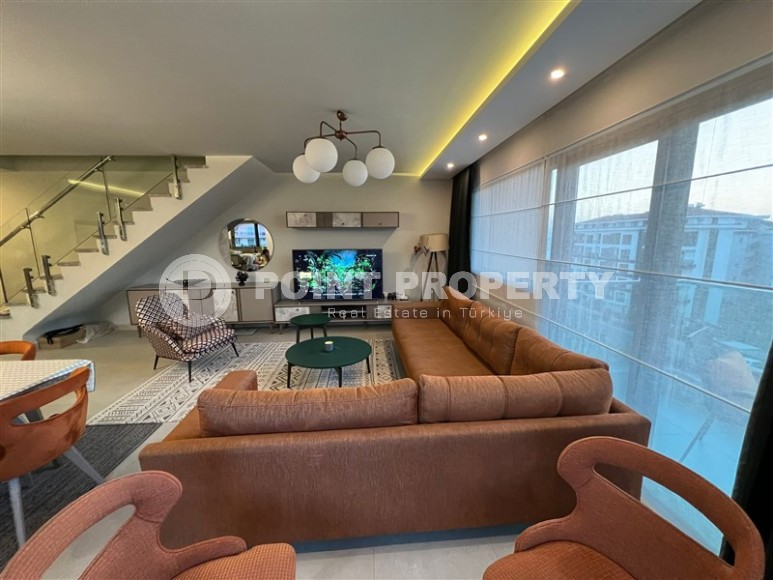 Роскошный дуплекс 210 м², с видом на море на первой береговой линии в Кестеле-id-8489-фото-7