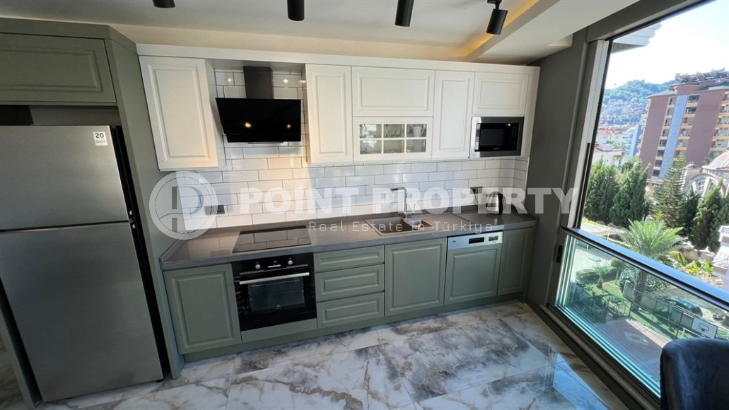 Идеальное жилье в Аланье: стильная квартира 50 м² недалеко от пляжа Клеопатры-id-8494-фото-3