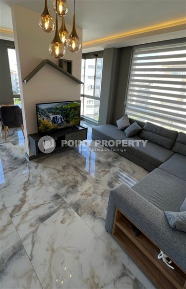 Идеальное жилье в Аланье: стильная квартира 50 м² недалеко от пляжа Клеопатры-id-8494-фото-8