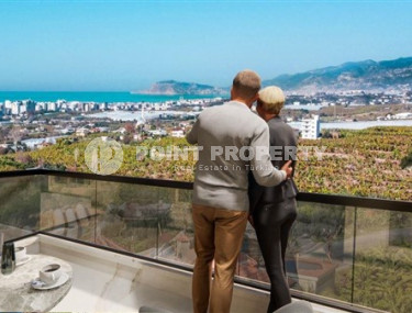 One bedroom apartment, 51m² in a residence under construction, at the foot of the mountains in Mahmutlar, Alanya-id-1665-photo-2