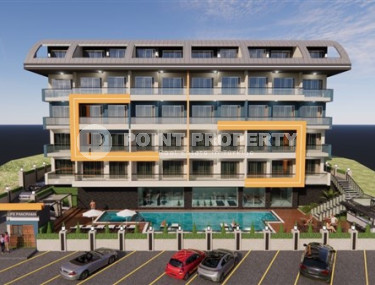 One bedroom apartment, 51m² in a residence under construction, at the foot of the mountains in Mahmutlar, Alanya-id-1665-photo-5