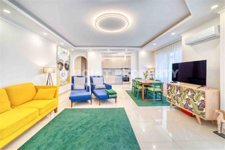 Квартира 2+1 с видом на море и в 50 метрах от пляжа Клеопатры-id-8503-фото-2