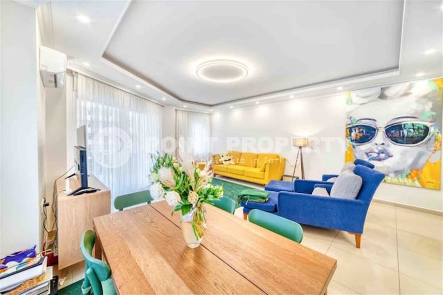 Квартира 2+1 с видом на море и в 50 метрах от пляжа Клеопатры-id-8503-фото-4