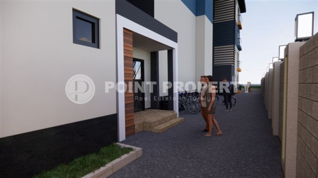 One bedroom apartment, 51m² in a residence under construction, at the foot of the mountains in Mahmutlar, Alanya-id-1665-photo-9