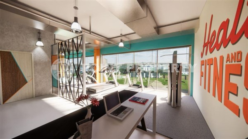 One bedroom apartment, 51m² in a residence under construction, at the foot of the mountains in Mahmutlar, Alanya-id-1665-photo-15