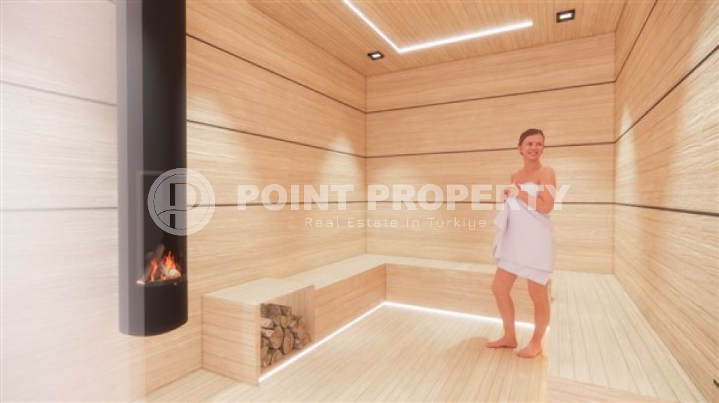 One bedroom apartment, 51m² in a residence under construction, at the foot of the mountains in Mahmutlar, Alanya-id-1665-photo-17