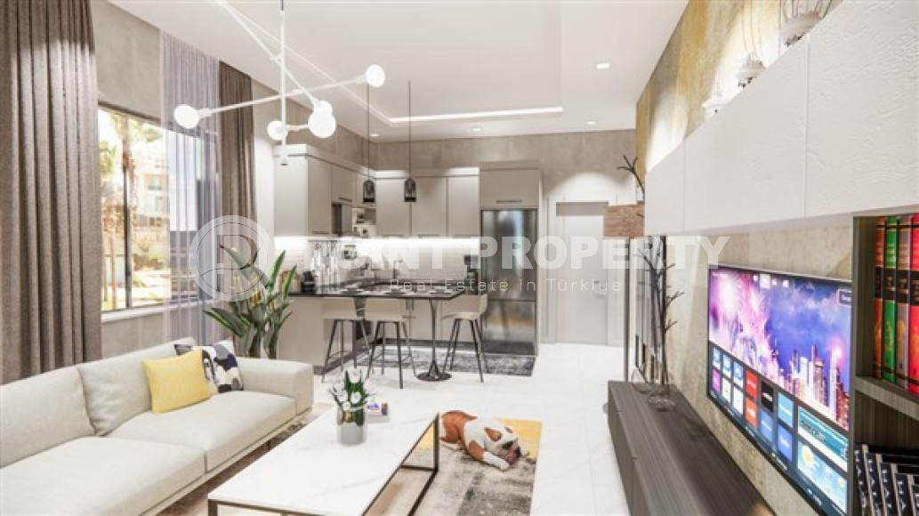 One bedroom apartment, 51m² in a residence under construction, at the foot of the mountains in Mahmutlar, Alanya-id-1665-photo-20