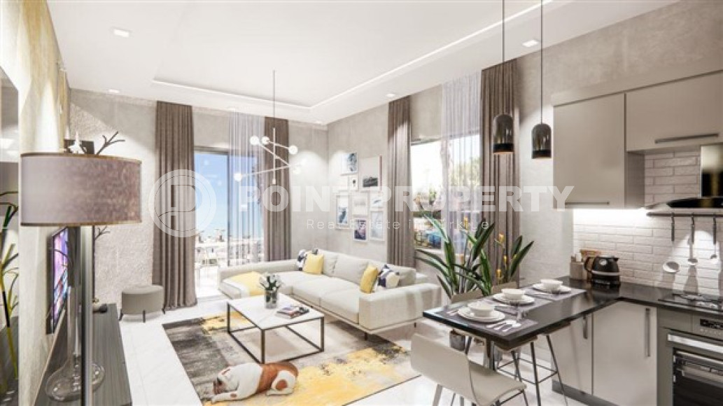 One bedroom apartment, 51m² in a residence under construction, at the foot of the mountains in Mahmutlar, Alanya-id-1665-photo-21