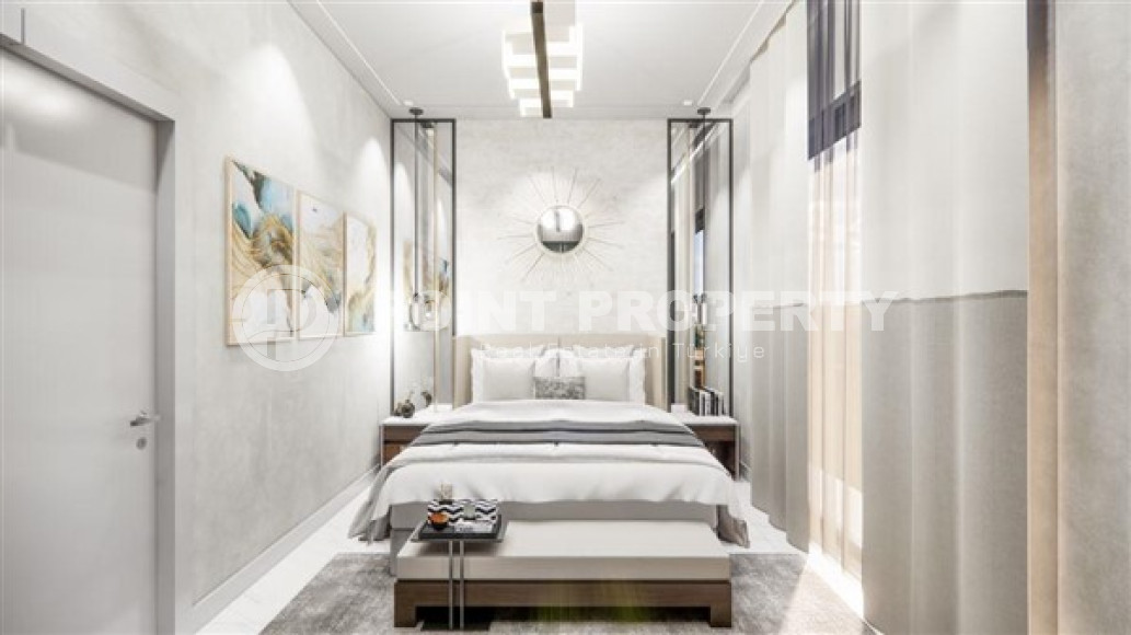 One bedroom apartment, 51m² in a residence under construction, at the foot of the mountains in Mahmutlar, Alanya-id-1665-photo-26