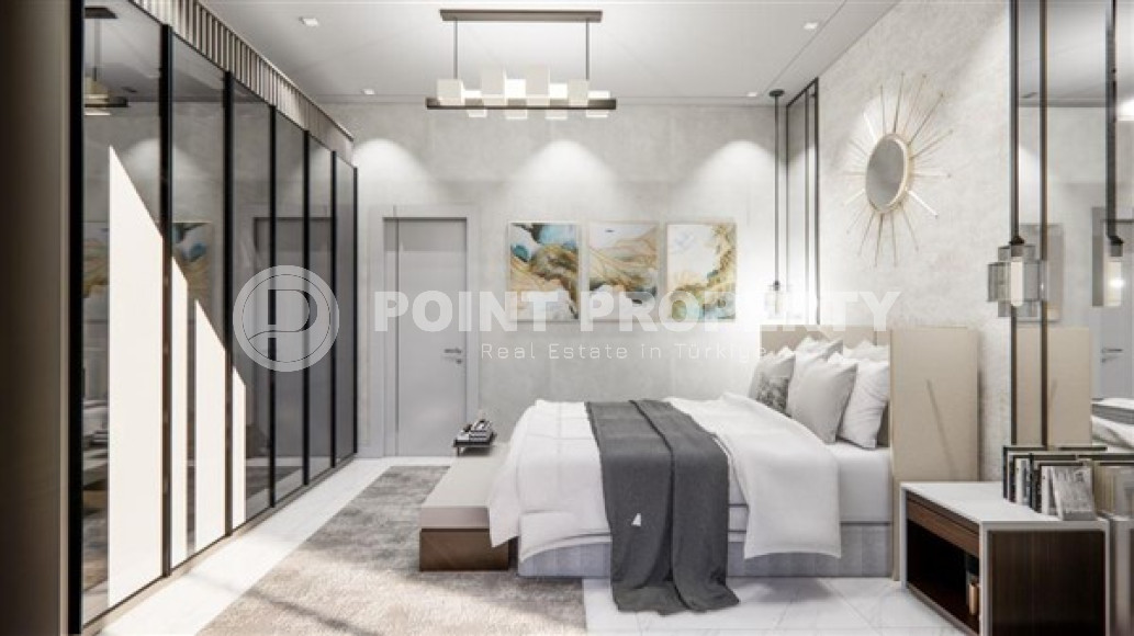 One bedroom apartment, 51m² in a residence under construction, at the foot of the mountains in Mahmutlar, Alanya-id-1665-photo-27