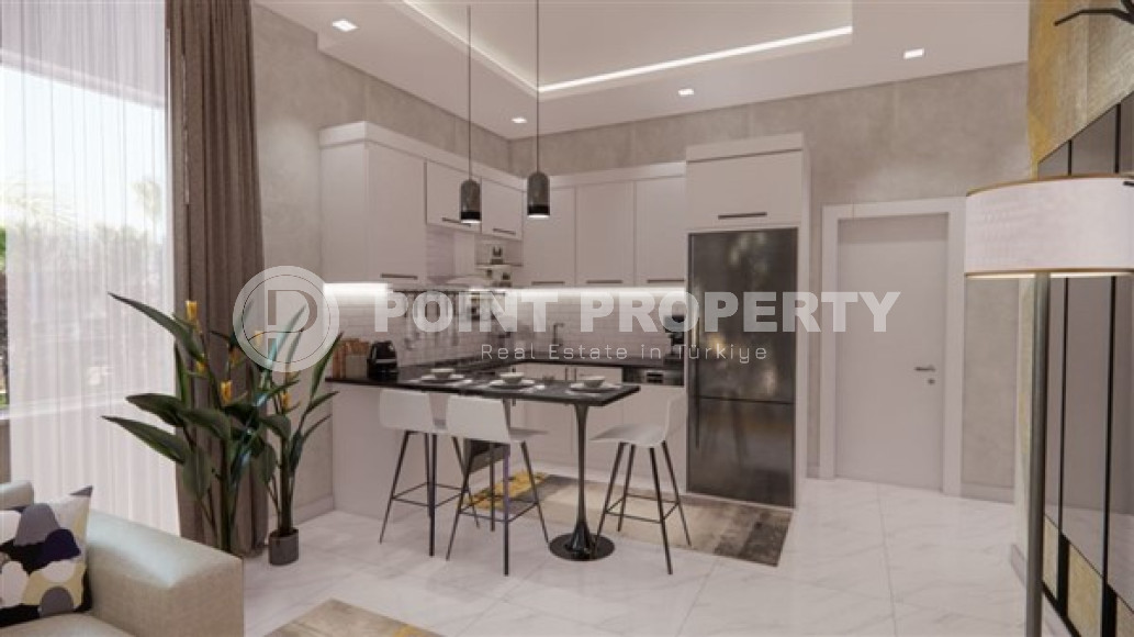 One bedroom apartment, 51m² in a residence under construction, at the foot of the mountains in Mahmutlar, Alanya-id-1665-photo-33