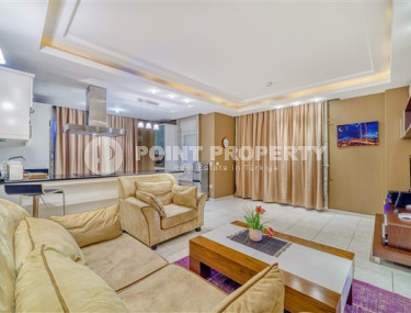 Three-room apartment, 115m², with mountain views in a residence with good infrastructure in Oba, Alanya-id-1666-photo-2