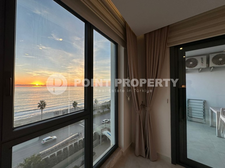 Видовая квартира 60 м² на первой береговой линии в Махмутларе-id-8519-фото-13