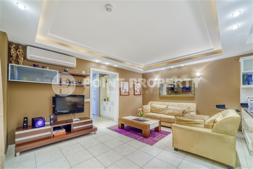 Three-room apartment, 115m², with mountain views in a residence with good infrastructure in Oba, Alanya-id-1666-photo-3