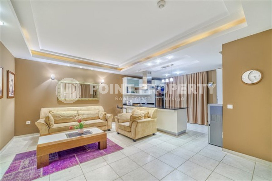 Three-room apartment, 115m², with mountain views in a residence with good infrastructure in Oba, Alanya-id-1666-photo-4