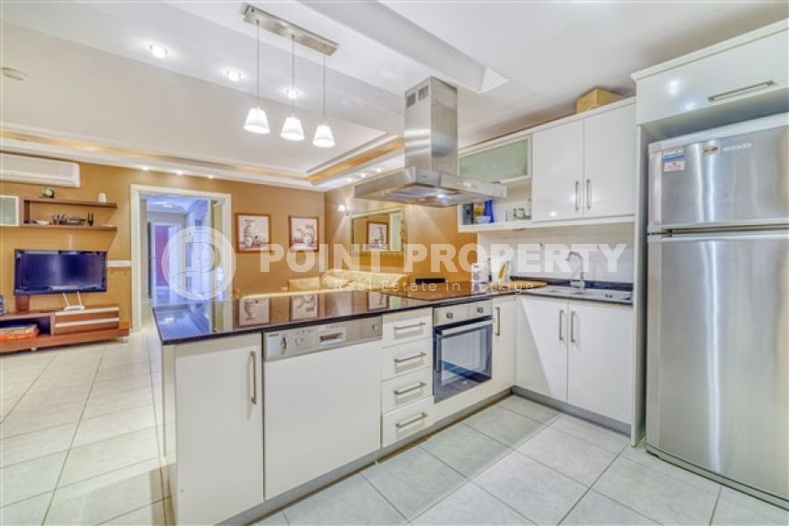 Three-room apartment, 115m², with mountain views in a residence with good infrastructure in Oba, Alanya-id-1666-photo-5