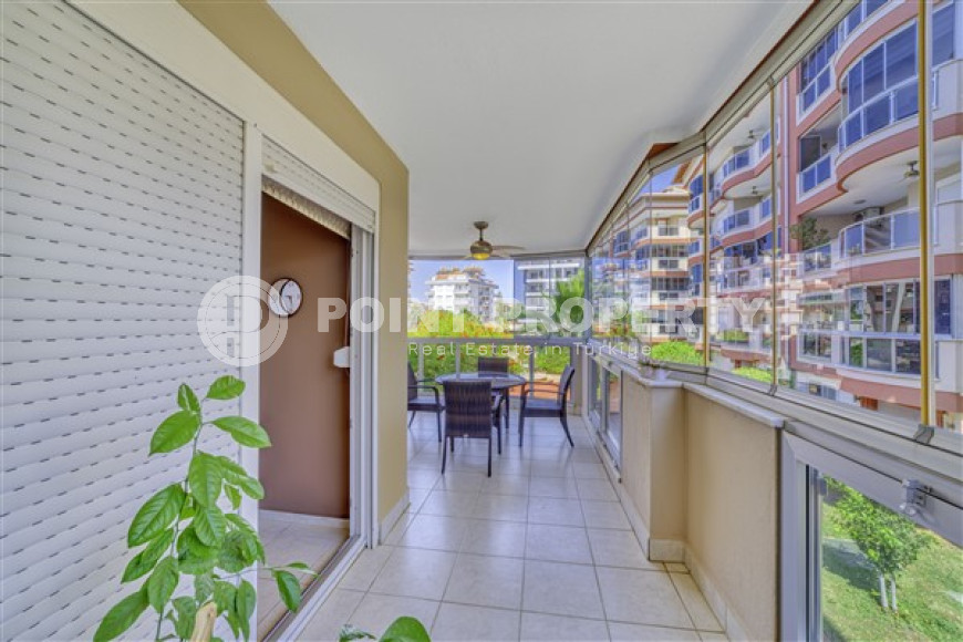 Three-room apartment, 115m², with mountain views in a residence with good infrastructure in Oba, Alanya-id-1666-photo-7