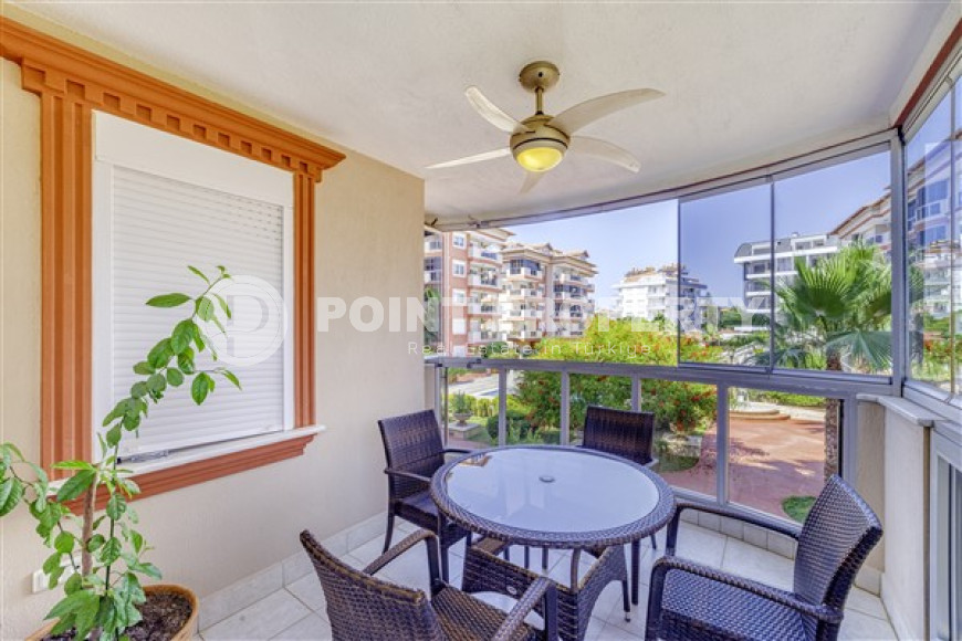 Three-room apartment, 115m², with mountain views in a residence with good infrastructure in Oba, Alanya-id-1666-photo-9