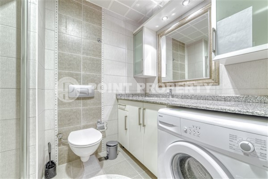 Three-room apartment, 115m², with mountain views in a residence with good infrastructure in Oba, Alanya-id-1666-photo-11