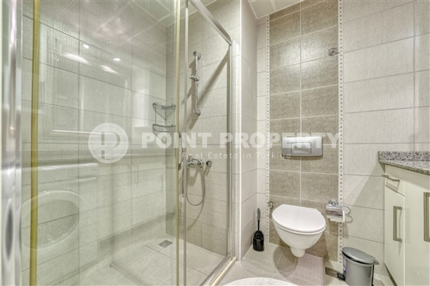 Three-room apartment, 115m², with mountain views in a residence with good infrastructure in Oba, Alanya-id-1666-photo-12