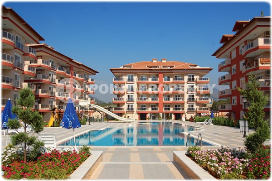 Three-room apartment, 115m², with mountain views in a residence with good infrastructure in Oba, Alanya-id-1666-photo-25