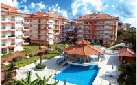 View furnished apartment, 115m², in a cozy residence with infrastructure in Oba, Alanya-id-1669-photo-1