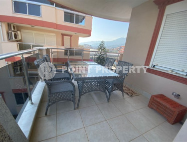 View furnished apartment, 115m², in a cozy residence with infrastructure in Oba, Alanya-id-1669-photo-4