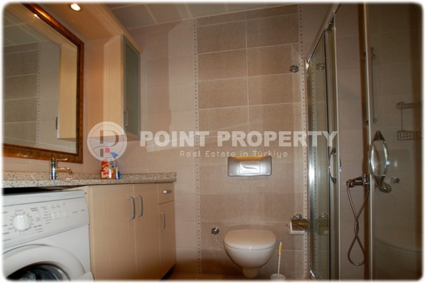 View furnished apartment, 115m², in a cozy residence with infrastructure in Oba, Alanya-id-1669-photo-9