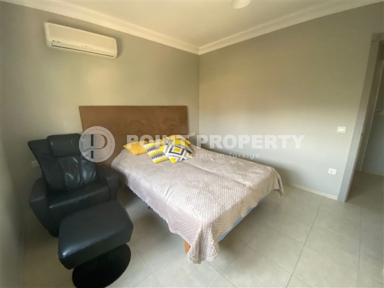 View furnished apartment, 115m², in a cozy residence with infrastructure in Oba, Alanya-id-1669-photo-16