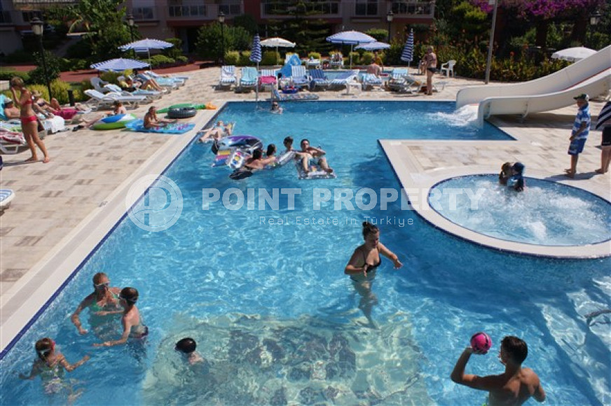 View furnished apartment, 115m², in a cozy residence with infrastructure in Oba, Alanya-id-1669-photo-24