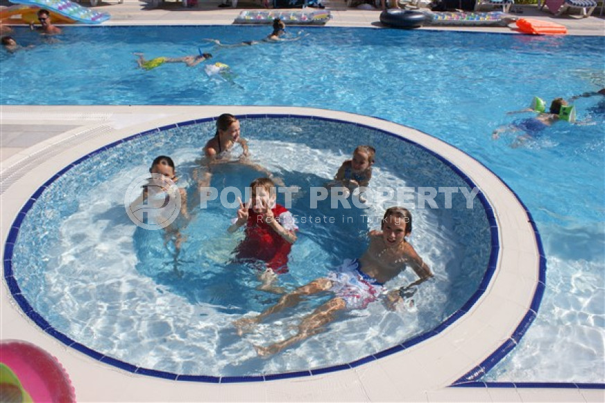 View furnished apartment, 115m², in a cozy residence with infrastructure in Oba, Alanya-id-1669-photo-28