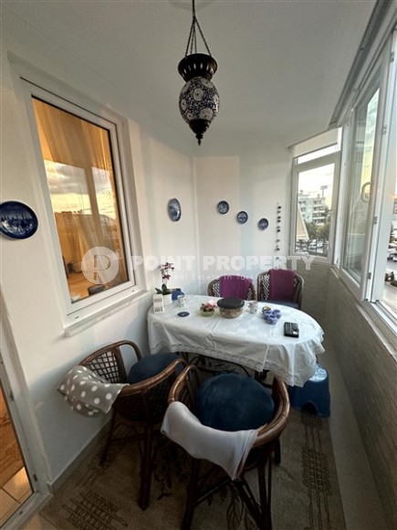 Меблированная квартира 150 м² в центре Аланьи с отдельной кухней,  ВНЖ-id-8570-фото-16