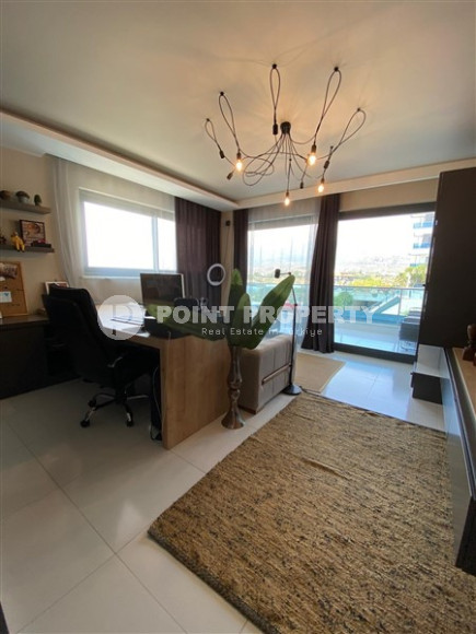 Стильный садовый дуплекс 3+1, 240м², в элитном комплексе района Каргыджак, Алания-id-1670-фото-11