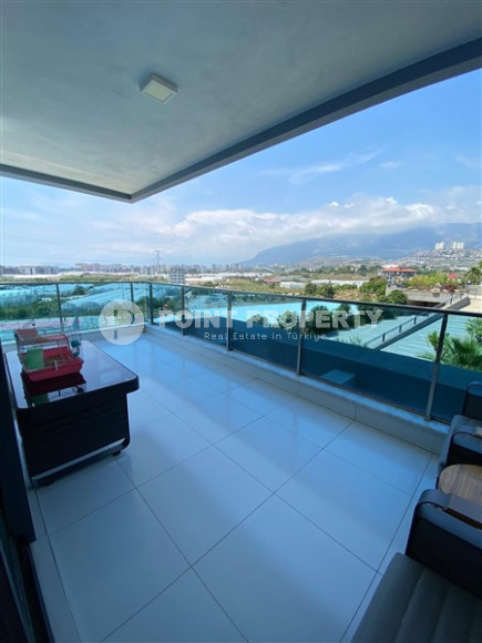 Стильный садовый дуплекс 3+1, 240м², в элитном комплексе района Каргыджак, Алания-id-1670-фото-15